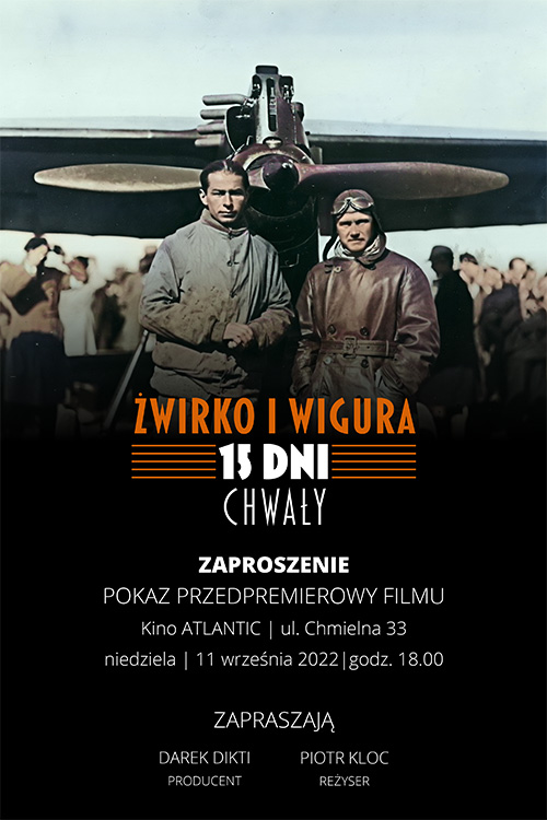 Żwirko I Wigura 15 Dni Chwały W Kinie Atlantic Novekino Kino Atlantic Warszawa Kino 5237